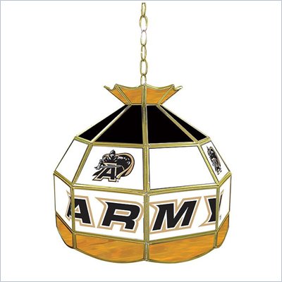 Trademark Army Stained Glass Tiffany Lamp - 16 Inch