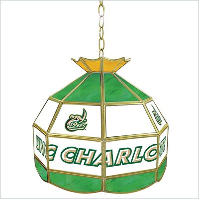 Trademark North Carolina Charlotte Stained Glass Tiffany Lamp -16 Inch