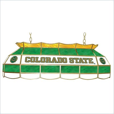 Trademark Colorado State University Stained Glass 40" Tiffany Lamp