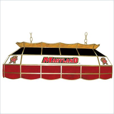 Trademark Maryland University Stained Glass 40" Tiffany Lamp