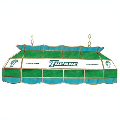 Trademark Tulane University Stained Glass 40" Tiffany Lamp