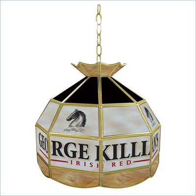 Trademark George Killians Stained Glass Tiffany Lamp - 16 inch
