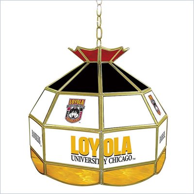 Trademark Loyola University Chicago Stained Glass Tiffany Lamp-16 Inch