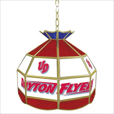 Trademark University of Dayton Stained Glass Tiffany Lamp - 16 Inch
