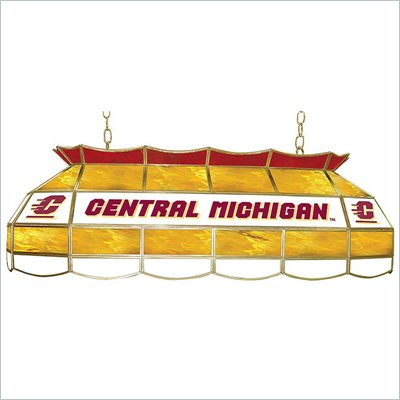 Trademark Central Michigan U Stained Glass 40" Tiffany Lamp
