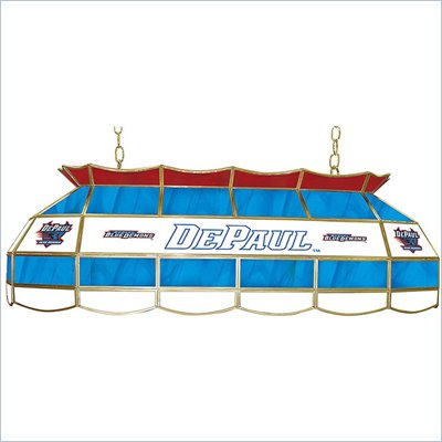 Trademark DePaul University Stained Glass 40" Tiffany Lamp