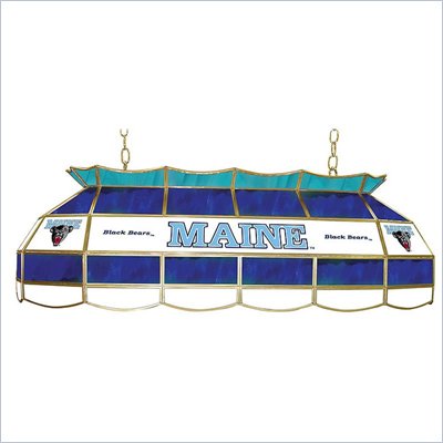 Trademark University of Maine Stained Glass 40" Tiffany Lamp