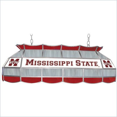 Trademark Mississippi State Univ. Stained Glass 40" Tiffany Lamp