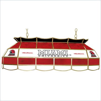 Trademark Miami University, Ohio Stained Glass 40" Tiffany Lamp