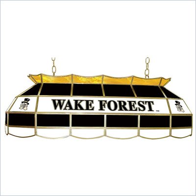 Trademark Wake Forest University Stained Glass 40" Tiffany Lamp