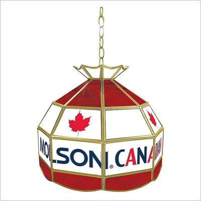 Trademark Molson Stained Glass Tiffany Lamp - 16 inch diameter