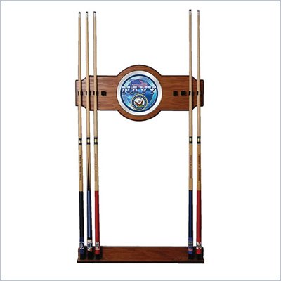 Trademark U.S. Navy 2 piece Wood and Mirror Wall Cue Rack