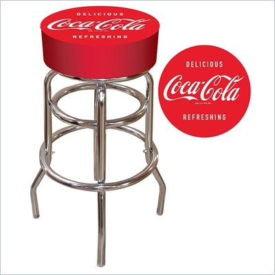 Trademark Retro Coca Cola Vintage Pub Stool