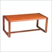 Office Star Oak Finish Rectangular Coffee Table