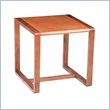ADD TO YOUR SET: Office Star Oak Finish End Table
