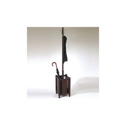 Office Star Espresso Coat Rack