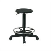 Office Star Self-Skinned Urethane Stool With Footrest
