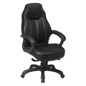 Office Star Deluxe Oversized Executive Faux Leather Chair