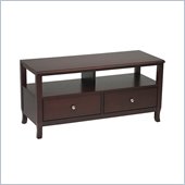 Office Star Merlot TV Stand