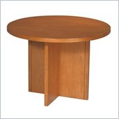 Office Star Pro-Line II Round 3.5' Conference Table with X-Shaped Base in Cherry