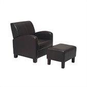 Office Star Metro Chair with Ottoman