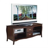 Office Star 60 Inch Plasma LCD Walnut TV Stand