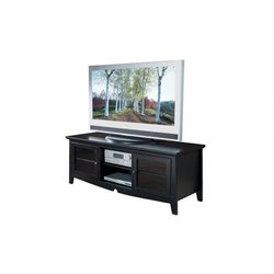 Office Star 60 Inch Plasma LCD Black TV Stand