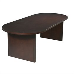 Office Star Pro-Line II Oval 8' Conference Table with Slab Base
