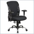 ADD TO YOUR SET: Office Star Mesh Mid Back Office Chair with Titanium Finish Accents