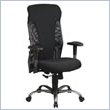 ADD TO YOUR SET: Office Star Mesh High Back Office Chair with Titanium Finish Accents