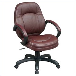 Office Star WorkSmart EC604 Eco Leather Office Chair