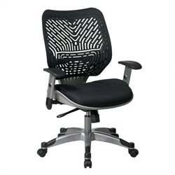 Office Star SPACE: REVV Raven Managers Chair with Space-Flex Back