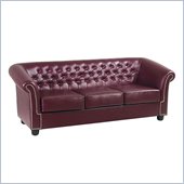 rent to own furniture Office Star Work Smart Traditional Ox Blood Sofa