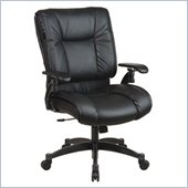 Office Star SPACE Collection Deluxe Conference Chair with Cantilever Arms Black