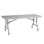 Office Star 6' Resin Rectangular Multi Purpose Table with Split Trestle Legs