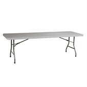 Office Star 8' Resin Rectangular Multi Purpose Table with Split Trestle Legs