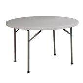 Office Star 48 Round Resin Multi Purpose Table with Traditional 4 Post Legs