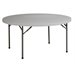 Office Star 60" Round Resin Multi Purpose Table with Traditonal 4 Post Legs