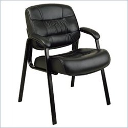 Office Star Leather Guest Chair