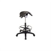 Office Star Adjustable Backless Saddle Stool