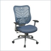 Office Star SPACE EPICC SpaceFlex Back Executive Chair in Blue Mist