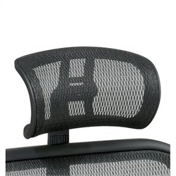 Office Star SPACE Breathable Mesh Headrest in Black (Fits 818 Only)