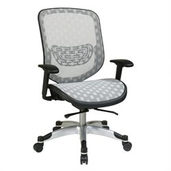 Office Star White DuraGrid Seat & Back Chair