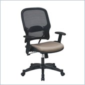 Office Star 15 Air Grid Back Fabric Seat Manager's Chair in Cornstalk