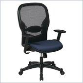 Office Star 23 Air Grid Back Fabric Seat Manager's Chair in Indigo