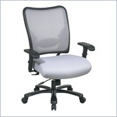 Office Star 75 Shadow Air Grid Back Big Mans Chair w/ Fabric Seat