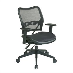 Office Star 13 Chair w/Air Grid Seat & Back in Black