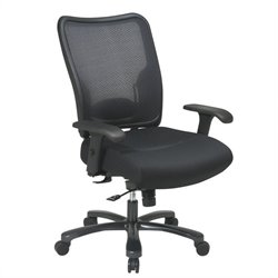 Office Star 75 Big and Tall Double Air Grid Back Ergonomic Chair