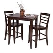 ADD TO YOUR SET: Office Star Jamestown Pub Table in Espresso Finish