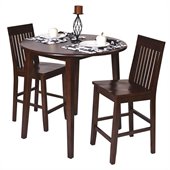 Office Star Westbrook Pub Table in Amaretto Finish